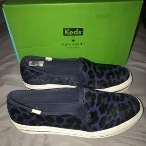 Kate Spade x Keds Leopard Print Sneakers Sz 10